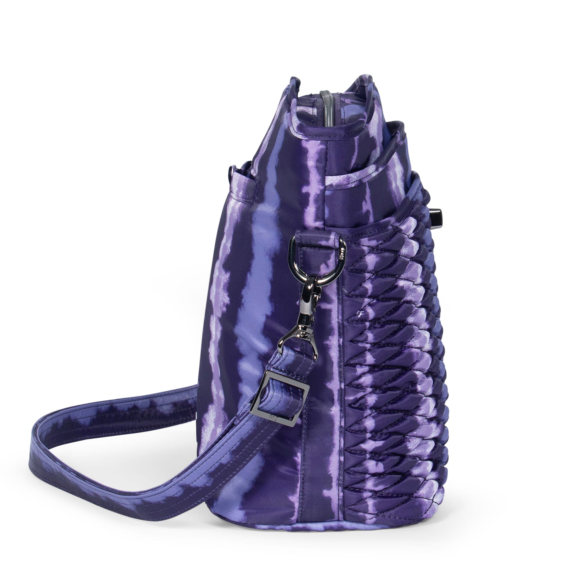 Adagio Shoulder Bag - SHIBORI PURPLE (SAKURA PURPLE) - Adagio_ShiboriPurple_03